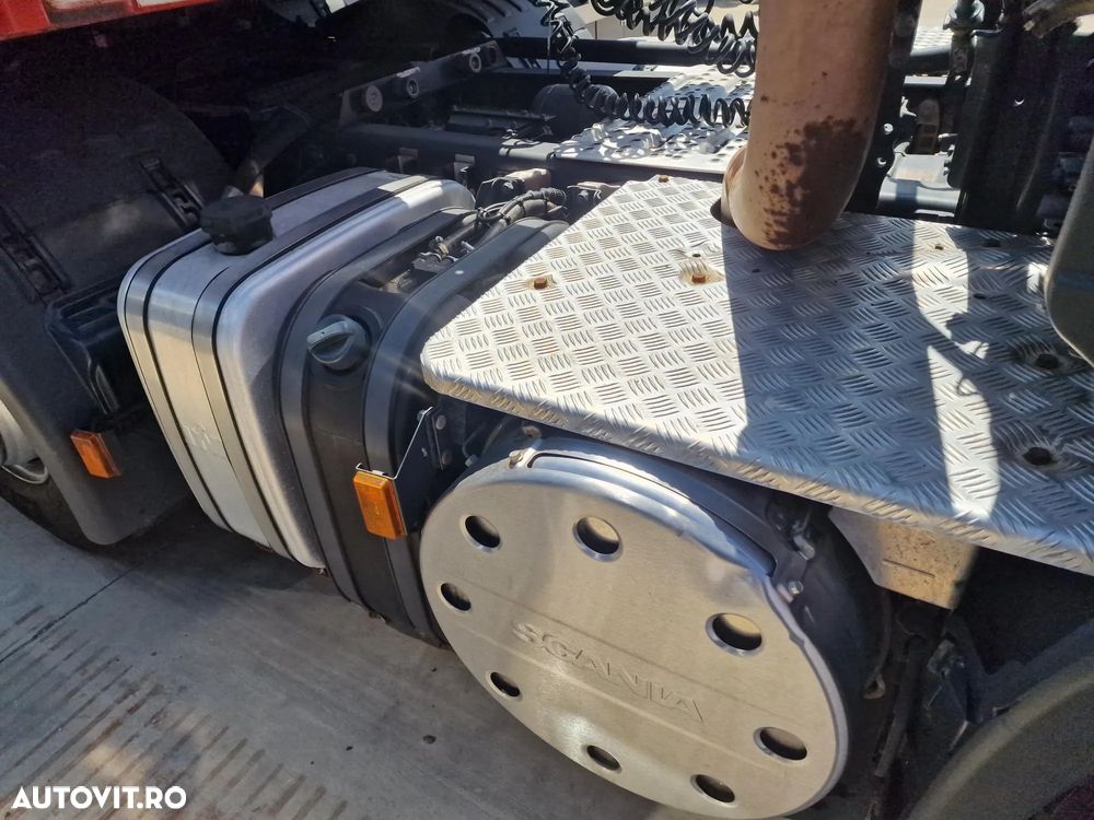Scania V8 cu 500CP, 2011, 599.690km, 6x2 cu axa liftabila si viratoare, Cutie viteze automata, Anvelope 315/80R22,5 90% bune, Kit basculare, rezervor 600l, goarne, proiectoare, Carte identitate, rulat in Germania, PROMOTIE 28.900 EUR+Tva - 11