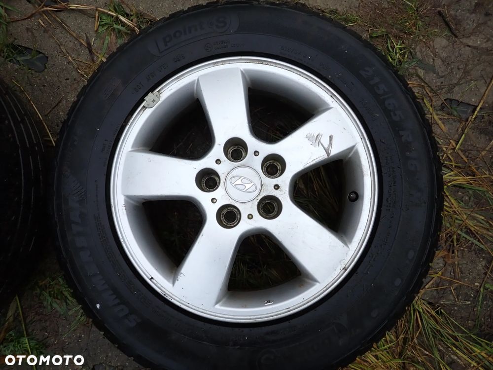 HYUNDAI TUCSON ALUFELGI KOMPLET R16 5X114.3 6J16 H2 - 2
