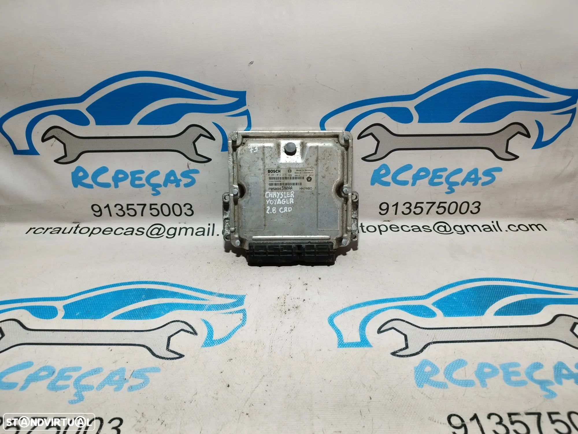CENTRALINA ECU MOTOR BOSCH 0281012121 P05094285AE 1039S12762 CHRYSLER VOYAGER 2.8 CRD 3195842 - 1
