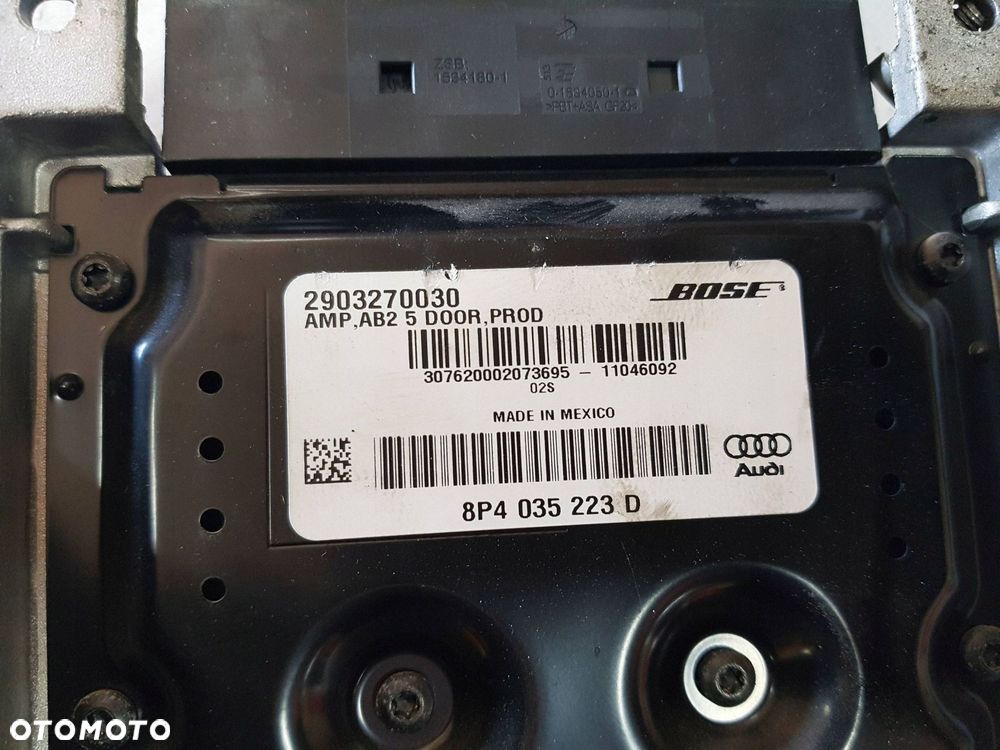 AUDI A3 8P 8P LIFT 08-12r GŁOŚNIKI BOSE WZMACNIACZ SPORTBACK 5D 8P4035223D - 5