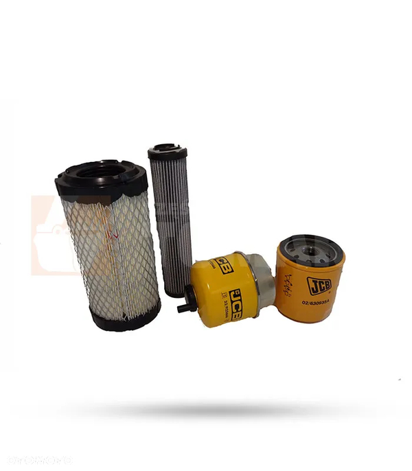 Komplet filtrów JCB 8014, 8016, 8018 CZĘŚCI JCB