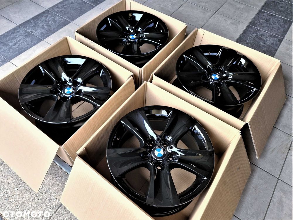 Alufelgi 17 Czarne BMW 5x120 5 F10 3 E46 E90 F30 F31 X1 E84 X3 E83 F25 Oryginalne ! 838# - 6