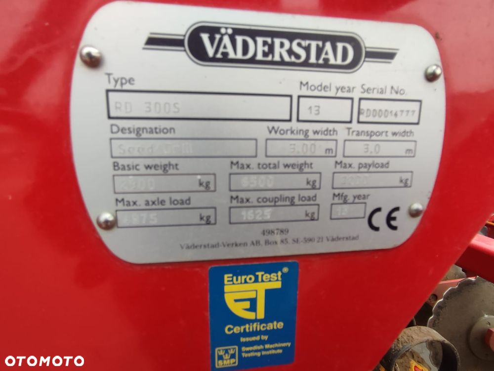 Inny Vaderstad Rapid 300 Super XL - 9