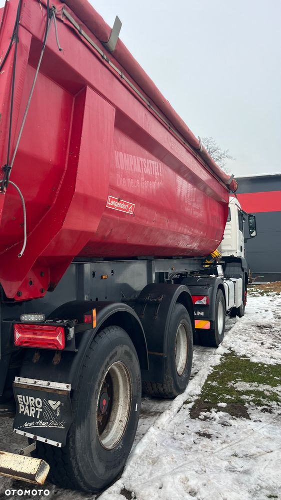 Langendorf Naczepa Wywrotka SKS-HS 20-25 Szeroki Rozstaw, Osie Saf, Mulda Stalowa Idealna pod 4x4 (Schmitz, schwarzmuller,Meiller,Carnehl) Oś Podnoszona 38 ton Dmc - 15