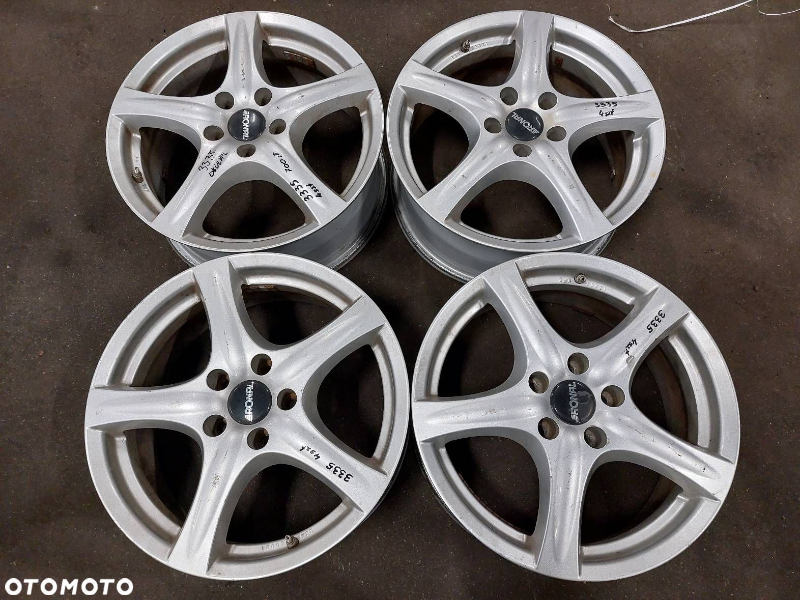 FELGI ALUMINIOWE 4SZT 5x112 7Jx17 ET45 FI66,6 MERCEDES KBA45821 - 1