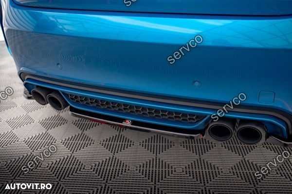 Prelungire splitter bara spate Bmw X6 M F86 2014-2018 v2 Maxton Design - 2