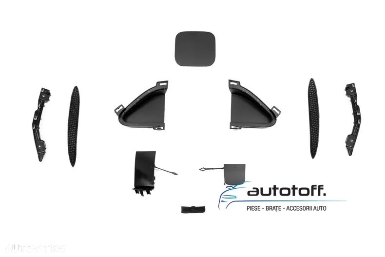 Pachet exterior compatibil Mercedes GLE W167 SUV (19-23) GLE63 Black Design - 7