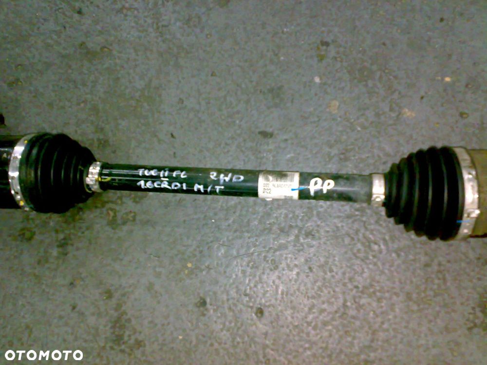 hyundai tucson ii kia sportage iv 2018 - półoś prawa 1.6crdi 2wd m/t - 2