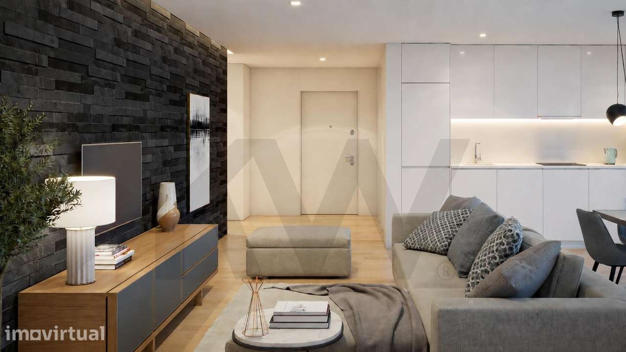 Apartamento T2, com varanda e lugar de garagem à venda em Freamunde - Grande imagem: 3/11