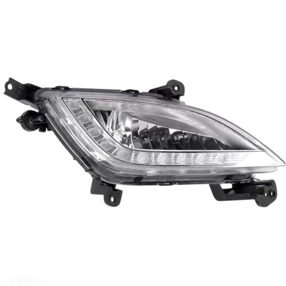 HYUNDAI i30 2011-2017 LAMPY PRZECIWMGIELNE HALOGEN LED LEWA PRAWA KOMPLET - 5