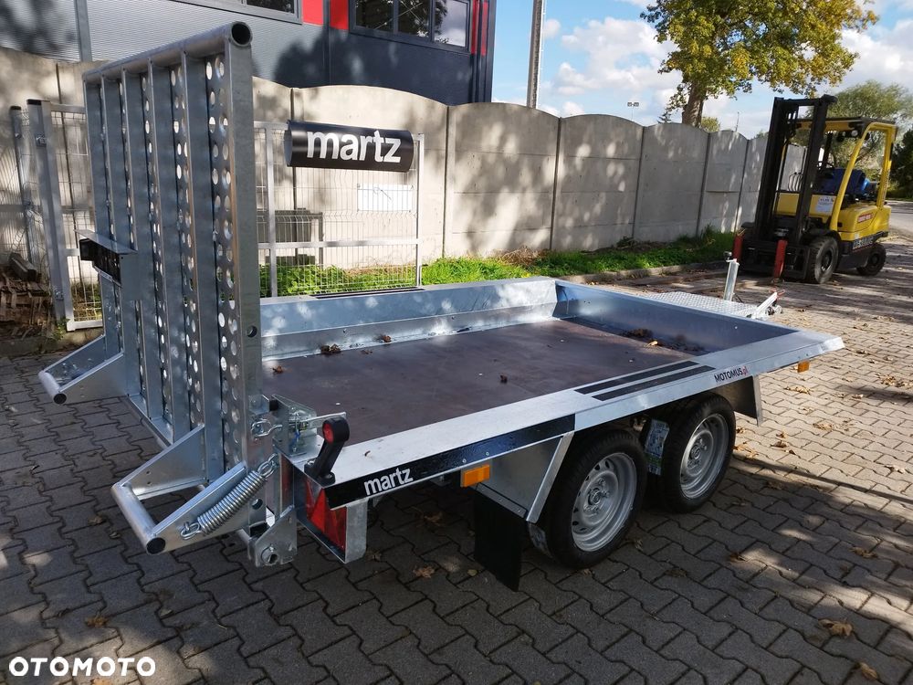 Martz Przyczepa Martz Bau 300x150 2700kg 2 osie pod sprzęt budowlany minikoparka walec dostawa - 2