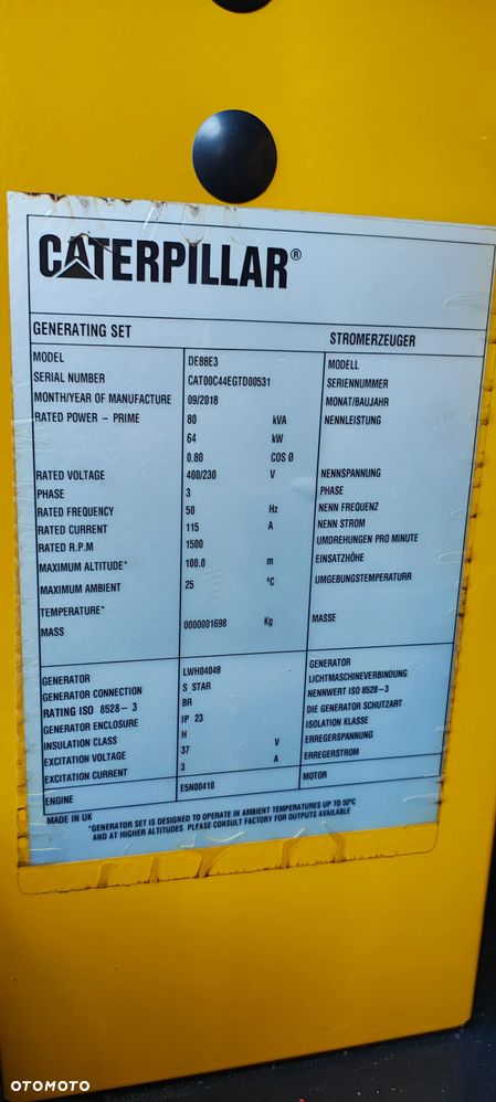 Caterpillar DE88E3 - 22