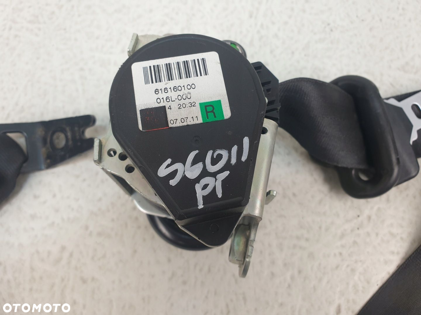 VOLVO S60 II PAS BEZPIECZEŃSTWA PRAWY TYŁ TYLNY ORYG - 4