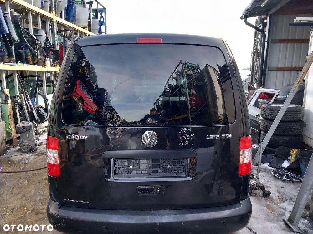 VW CADDY KLAPA BAGAŻNIKA TYLNA TYŁ KOLOR: LC9Z - 1