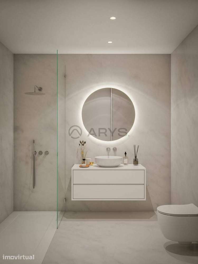 Apartamento T2 Novo de Gaveto com Terraço/Varanda. 2 suítes 3 WCs - Grande imagem: 5/7