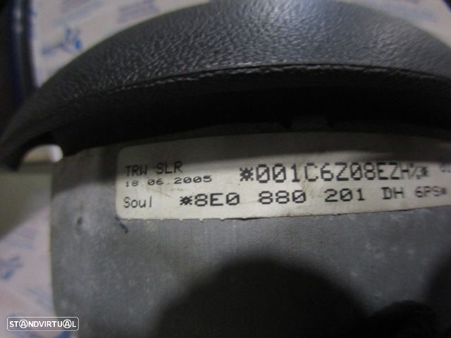 Airbag Condutor 8E0880201DH AUDI A3 2009 2.0TDI 140CV 3P CINZA - 4