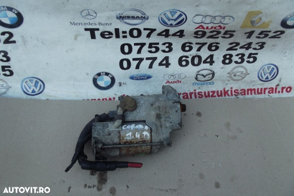 Electromotor Toyota Corolla 1.4 diesel Yaris Verso dezmembrez Corolla - 2