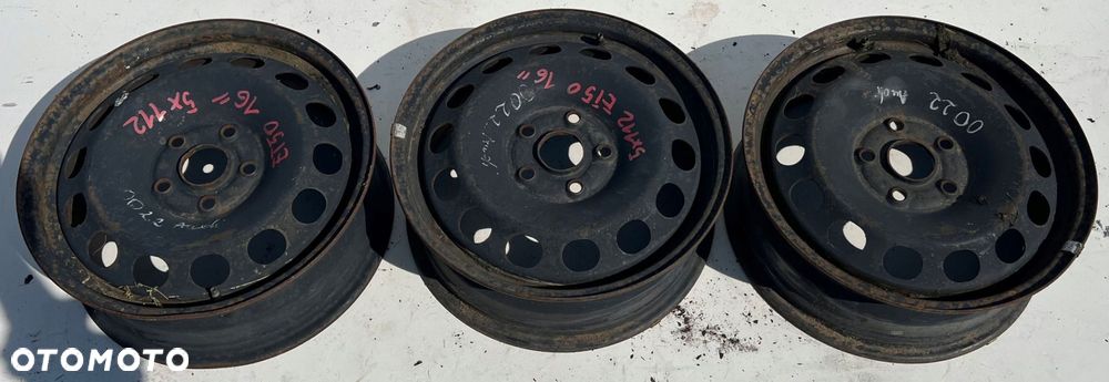 audi felgi stalowe 6jx16h2 et50 5x112 - 1