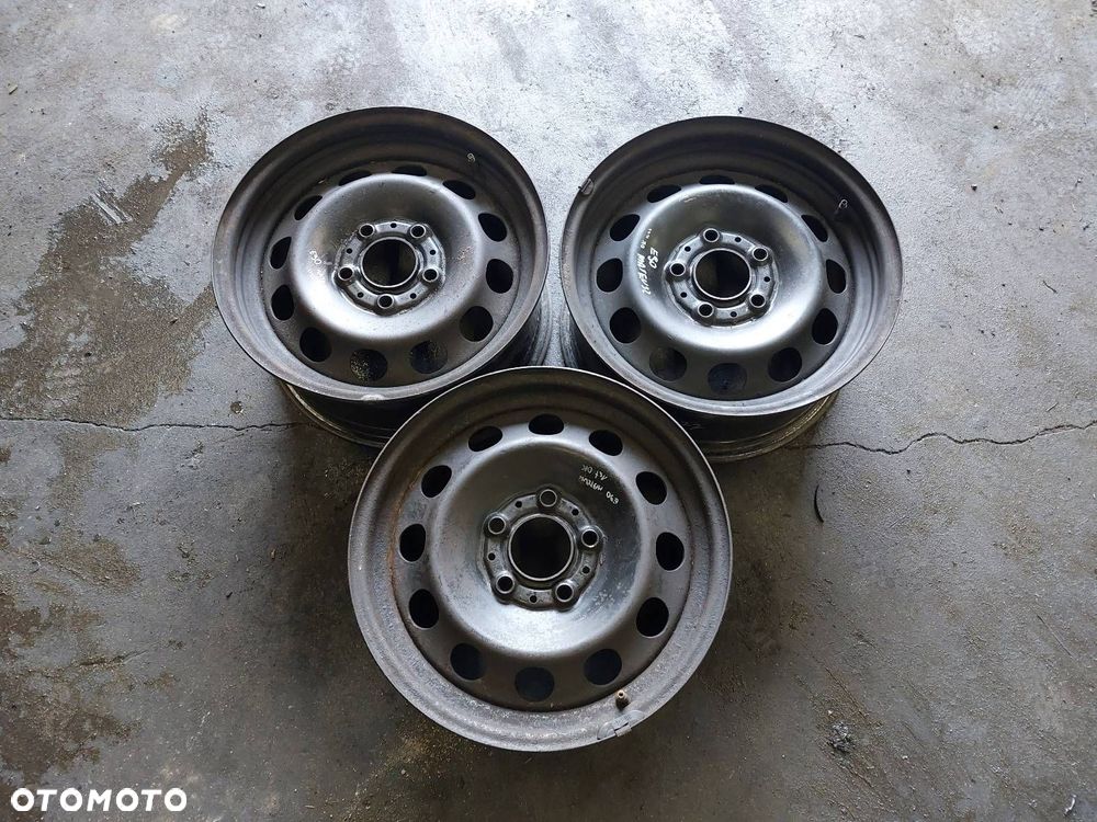 FELGI STALOWE 3SZT 5X120 7Jx16 ET47 ET44 FI72,6 BMW E90 E91 E46 - 1