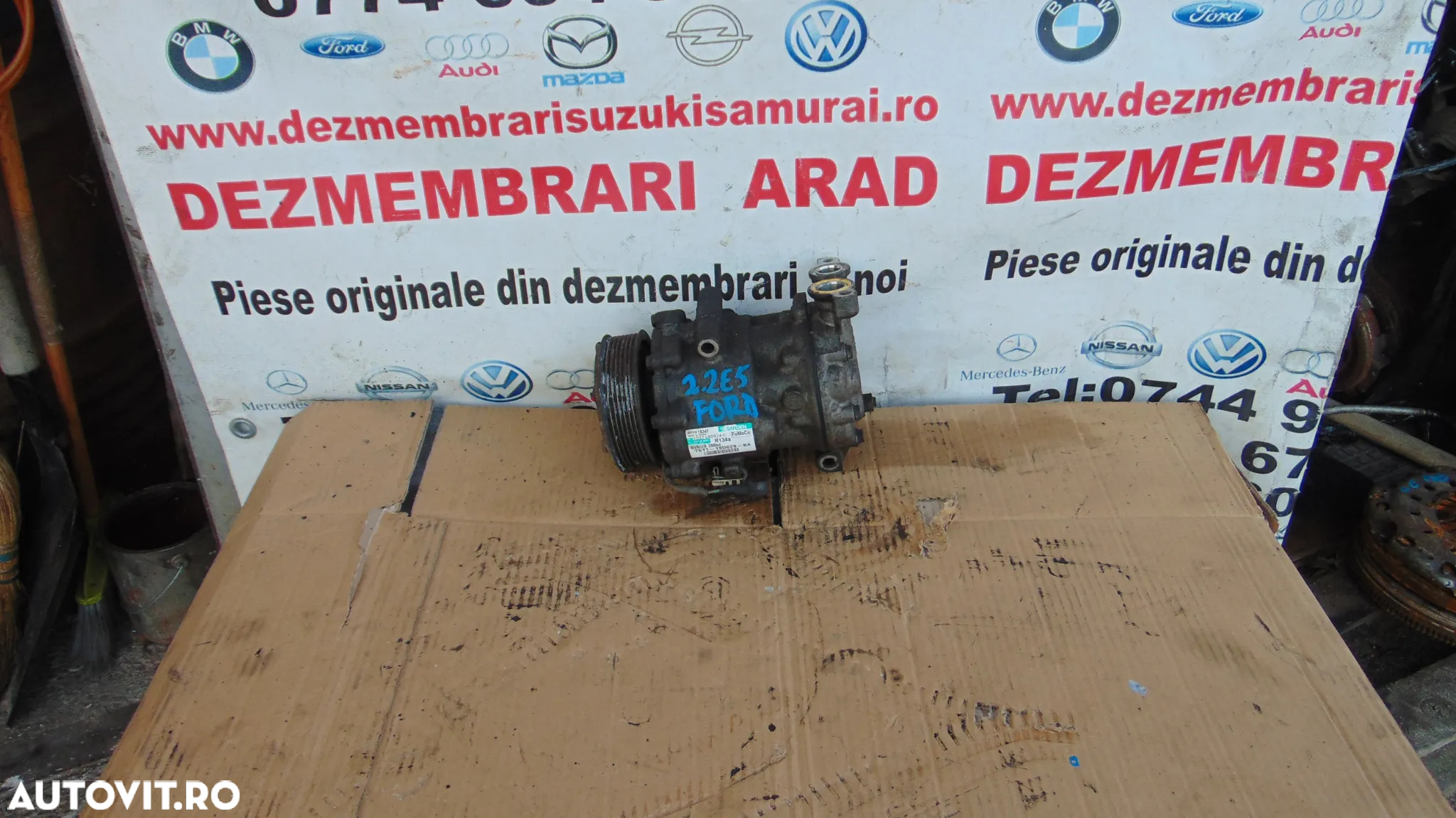 Compresor clima Ford Transit 2.2 euro 5 dezmembrez transit 2.2 euro 5 tractiune fata spate - 2