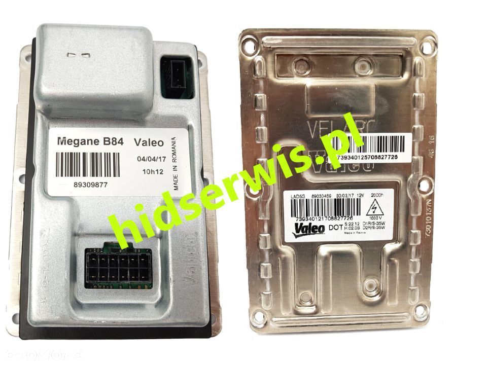 Przetwornica Xenon Renault Megane II LAD5G 89309877,  89015132, 89030469 Org regeneracja