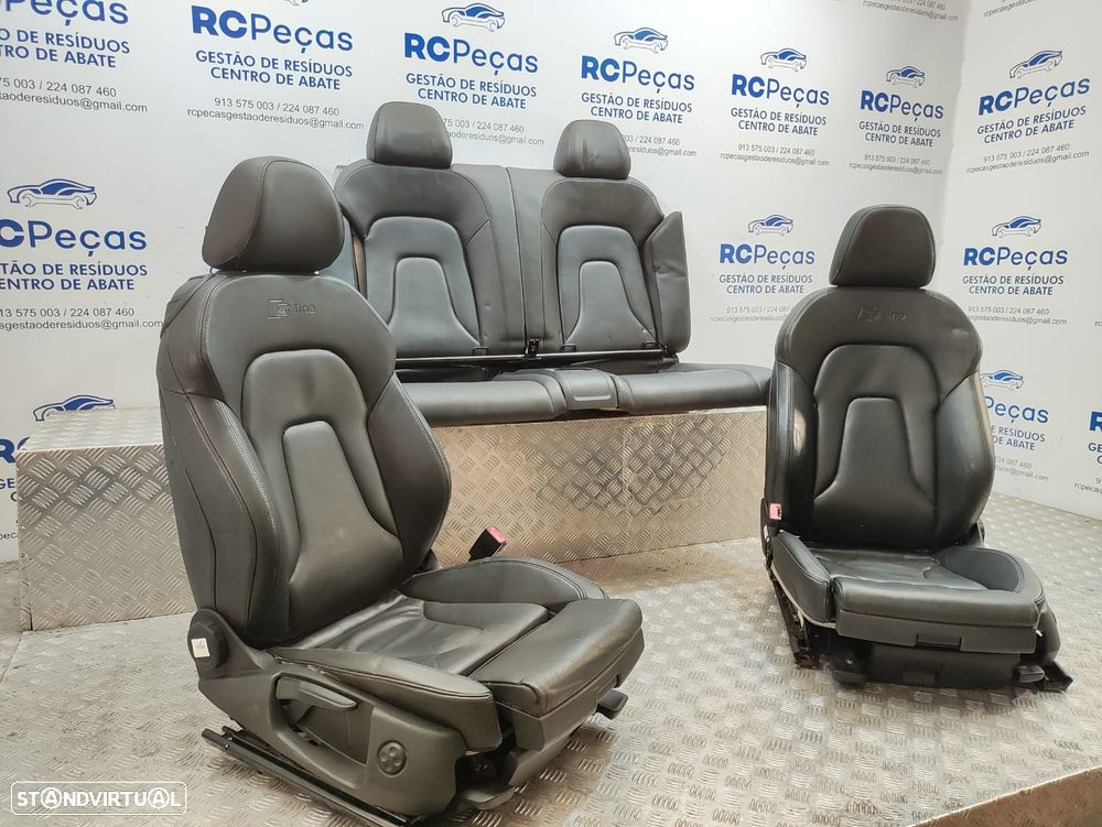 Conjunto Bancos Originais Pele Audi A5 8T S-Line Cabrio - 2