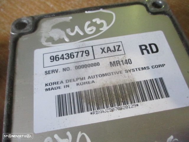 Centralina 96436779 CHEVROLET KALOS 2007 1.4I 95CV 5P CINZA Delphi - 2