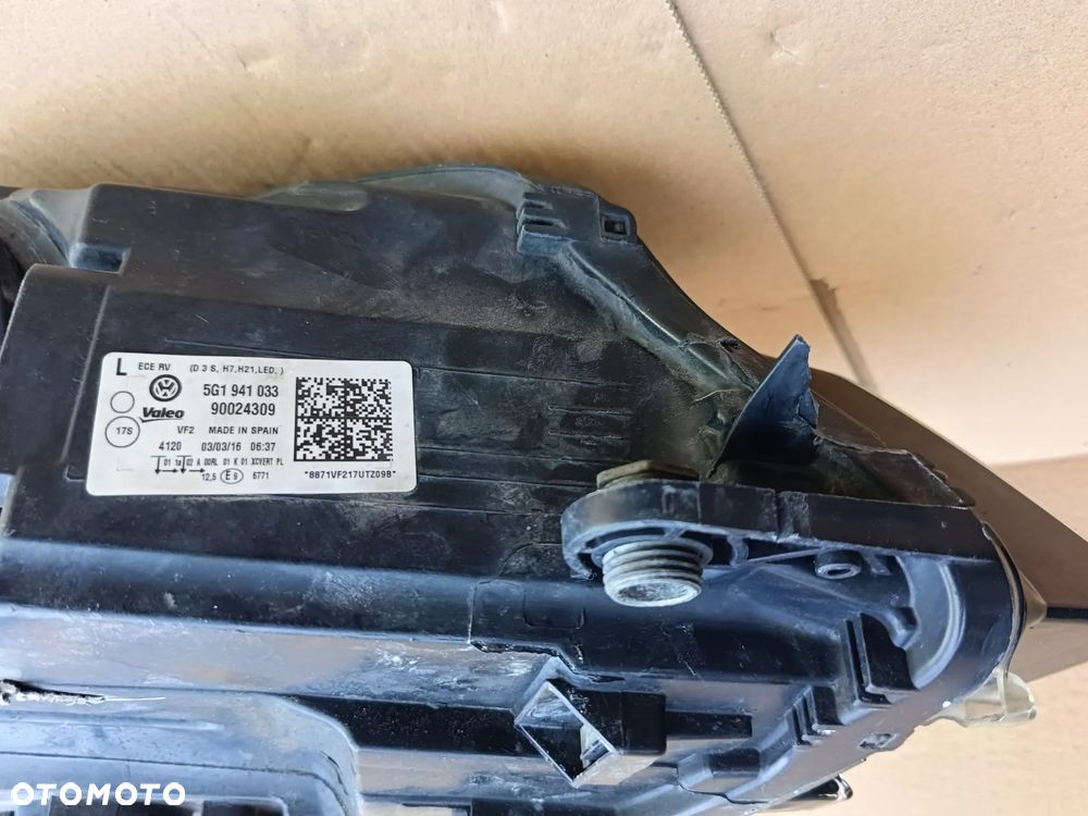 Bi-xenon przedni lewy VW Golf VII 7 skrętny lampa lewa 5G1941033 - 6