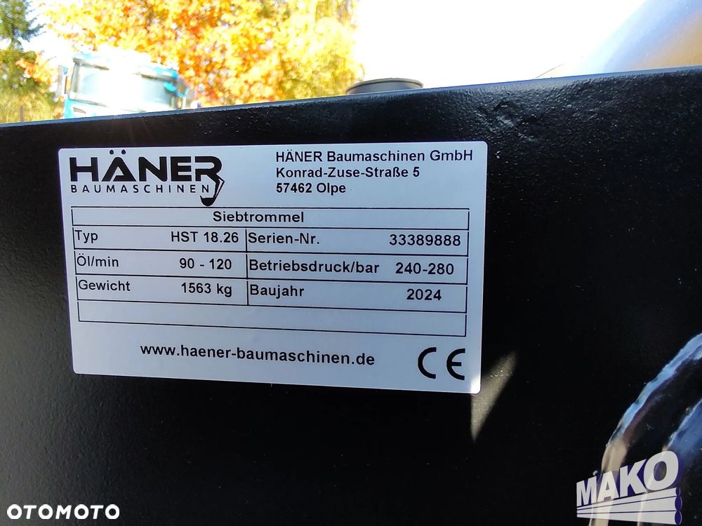 Łyżka przesiewająca rotacyjna przesiewacz Haner HST 18.26 - 8