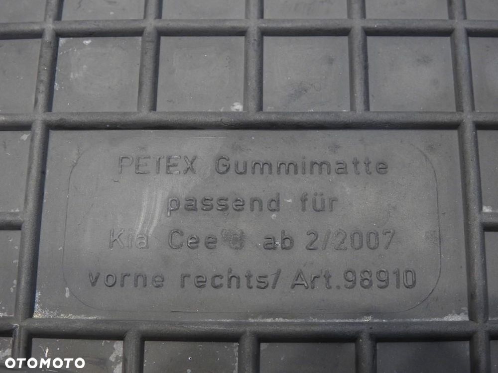 DYWANIKI CHODNICZKI GUMOWE KIA CEED I KOMBI - 5