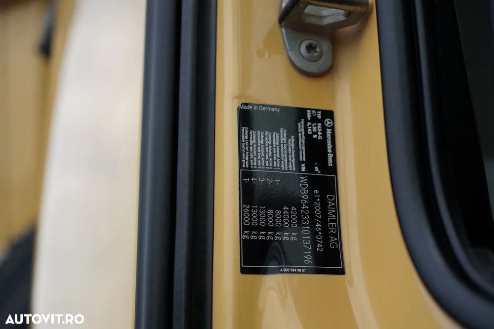 Mercedes-Benz AROCS 4145 / 8x8 / TIPPER SPATE / KH KIPPER / EURO 6 - 37