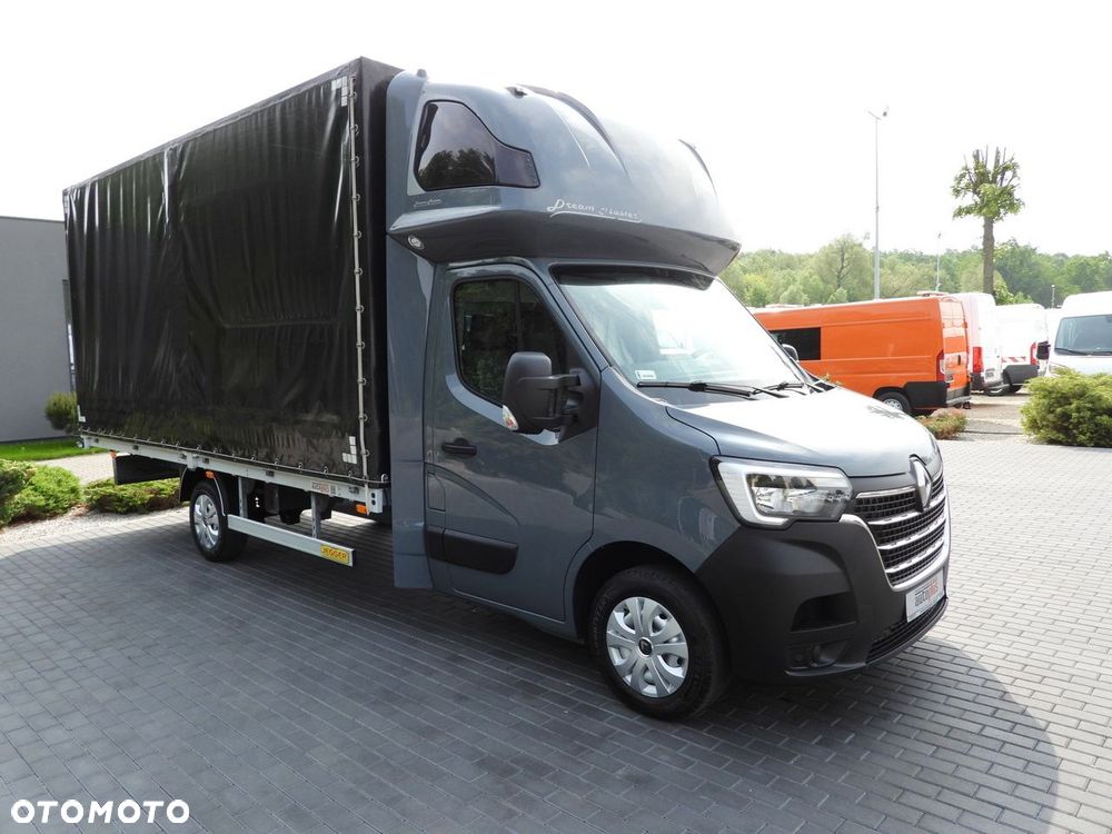 Renault MASTER PLANDEKA 10 PALET WEBASTO TEMPOMAT LEDY PNEUMATYKA KLIMATYZACJA  165KM - 5