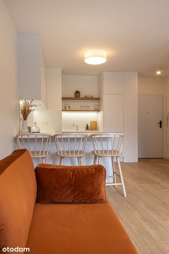 Piękny apartament 2 pok. balkon, Fuzja, Księży Młyn - BEZ PROWIZJI!
