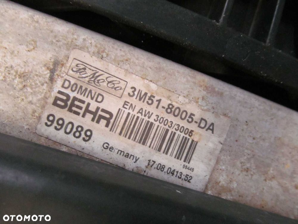 VOLVO S40 V50 C70 2.4 i CHLODNICE WENTYLATORY 3M51-8005-DA 04-12 - 8