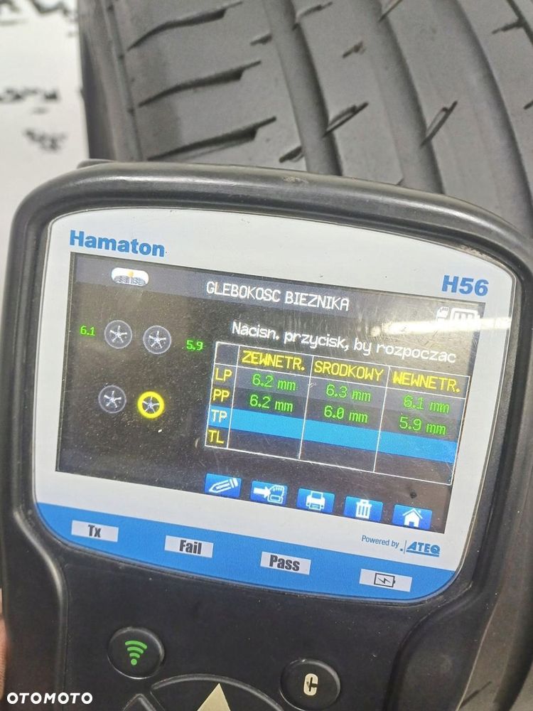 225/45R17 continental 2020 opony letnie 6mm 50251 - 8