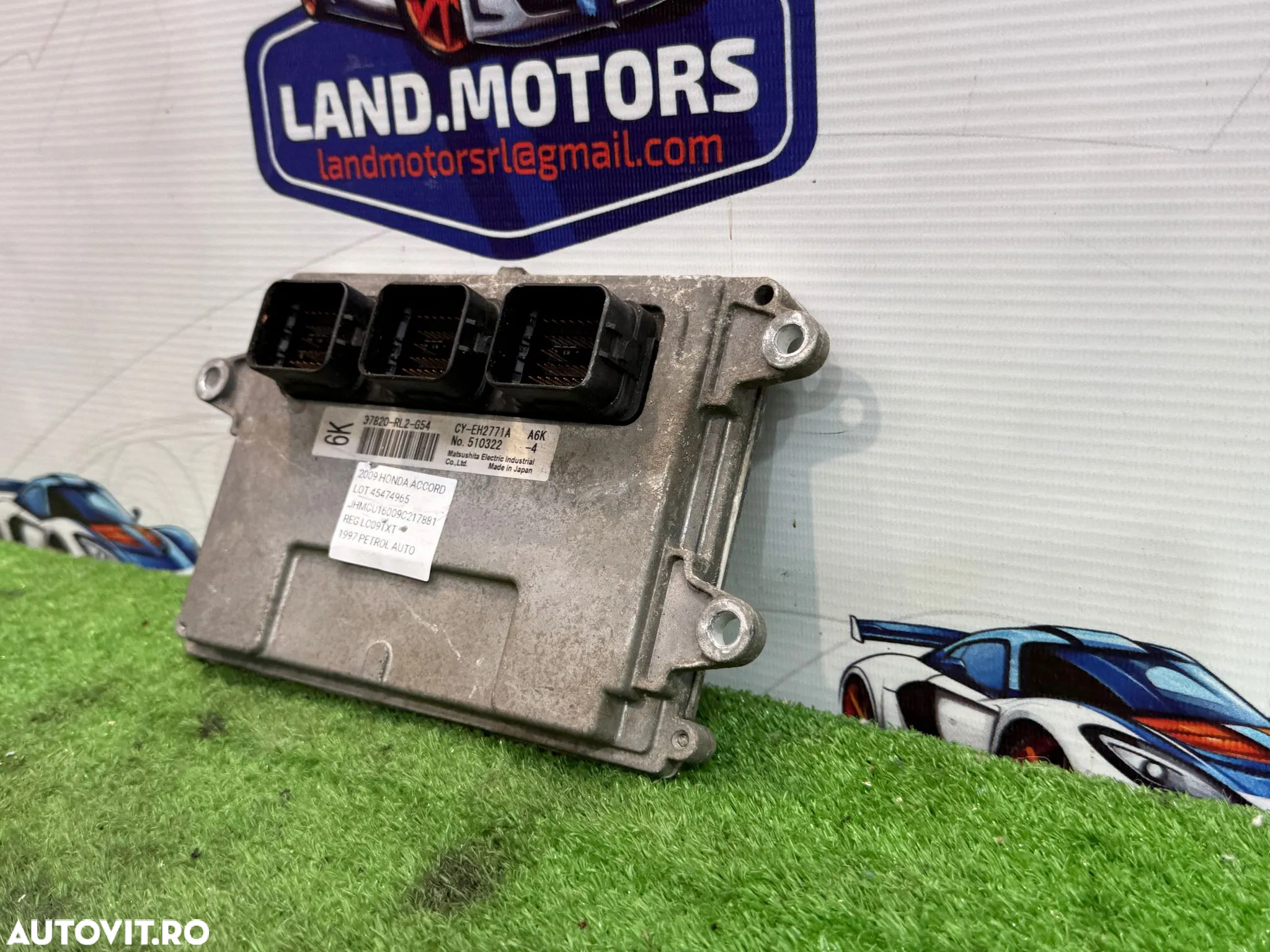 CALCULATOR MOTOR ECU HONDA ACCORD 8 2.0 BENZINA 2009 COD OEM 37820-RL2-G54 2008-2011 - 3