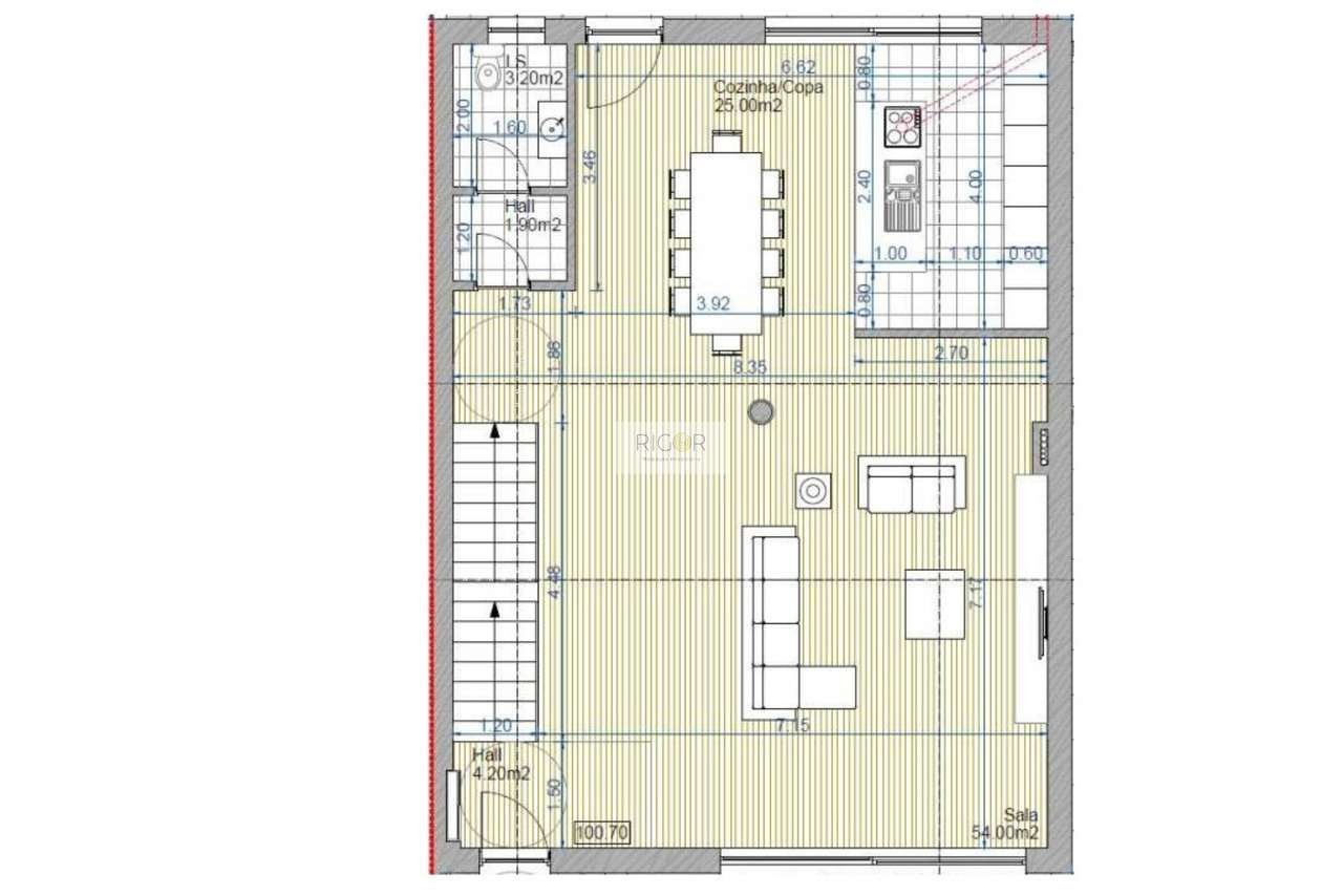 Moradia T3 de 3 frentes e jardim em construção no centro da Maia - Grande imagem: 5/7