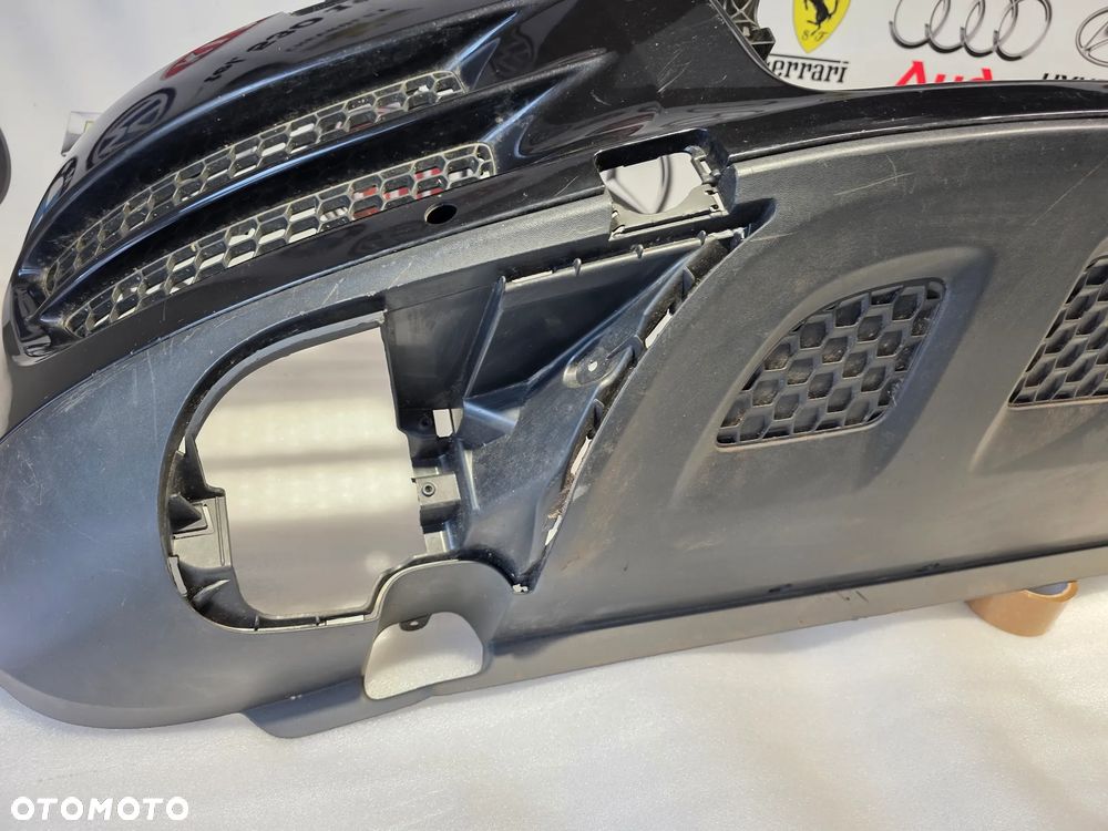 VW TOUAREG 7L6 LIFT 07-10 ŁADNY ZDERZAK PRZEDNI PRZÓD NA SPRYSKI + 6xPDC KOLOR CZARNY METALIK + KRATKI + OSŁONA POD ZDERZAK NR 7L6807221 NR AUKCJI NZ1897 - 26