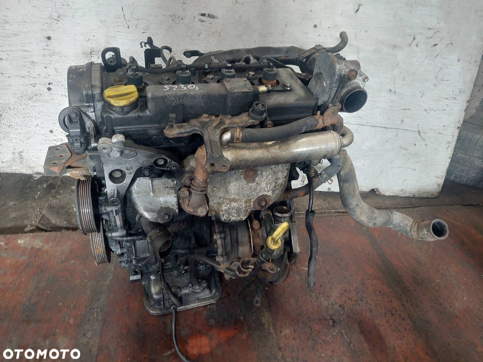 SILNIK DIESEL + POMPA WTRYSKI TURBO OPEL ASTRA H 1.7 CDTI Z17DTH - 4
