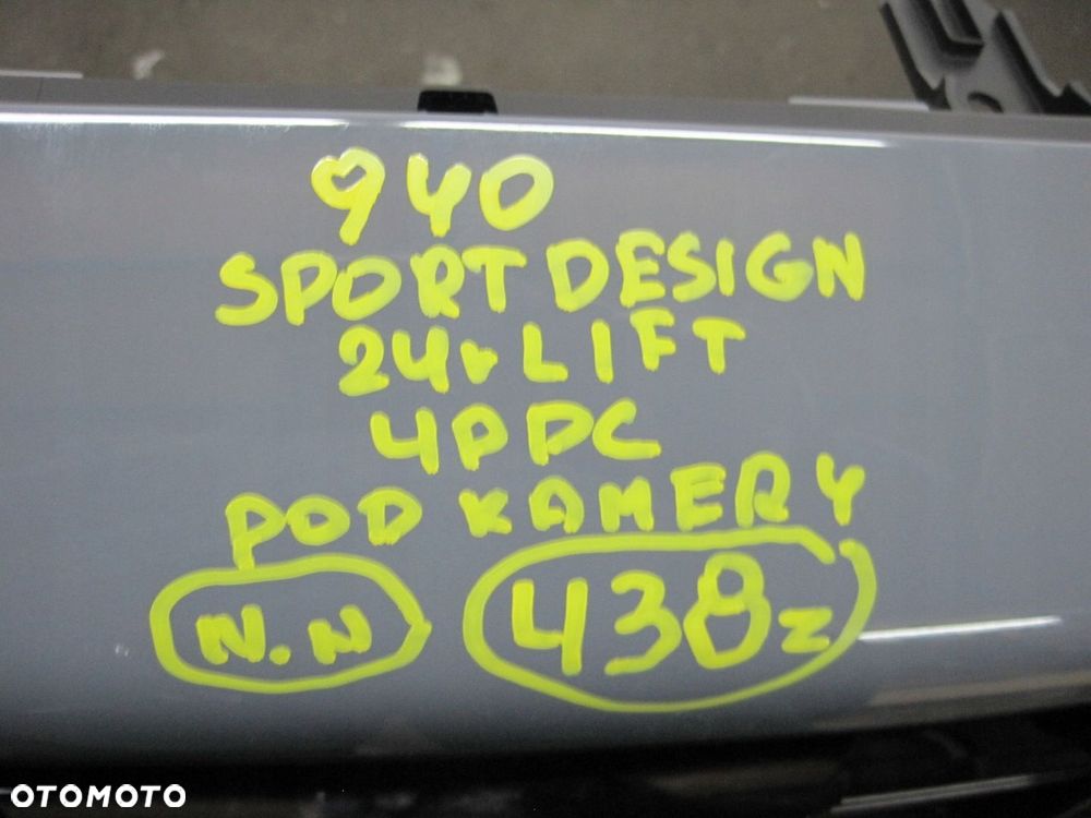 ZDERZAK PRZÓD PORSCHE CAYENNE 9Y0 LIFT 4 PDC 24R POD KAMERE SPORT DESIGN - 10