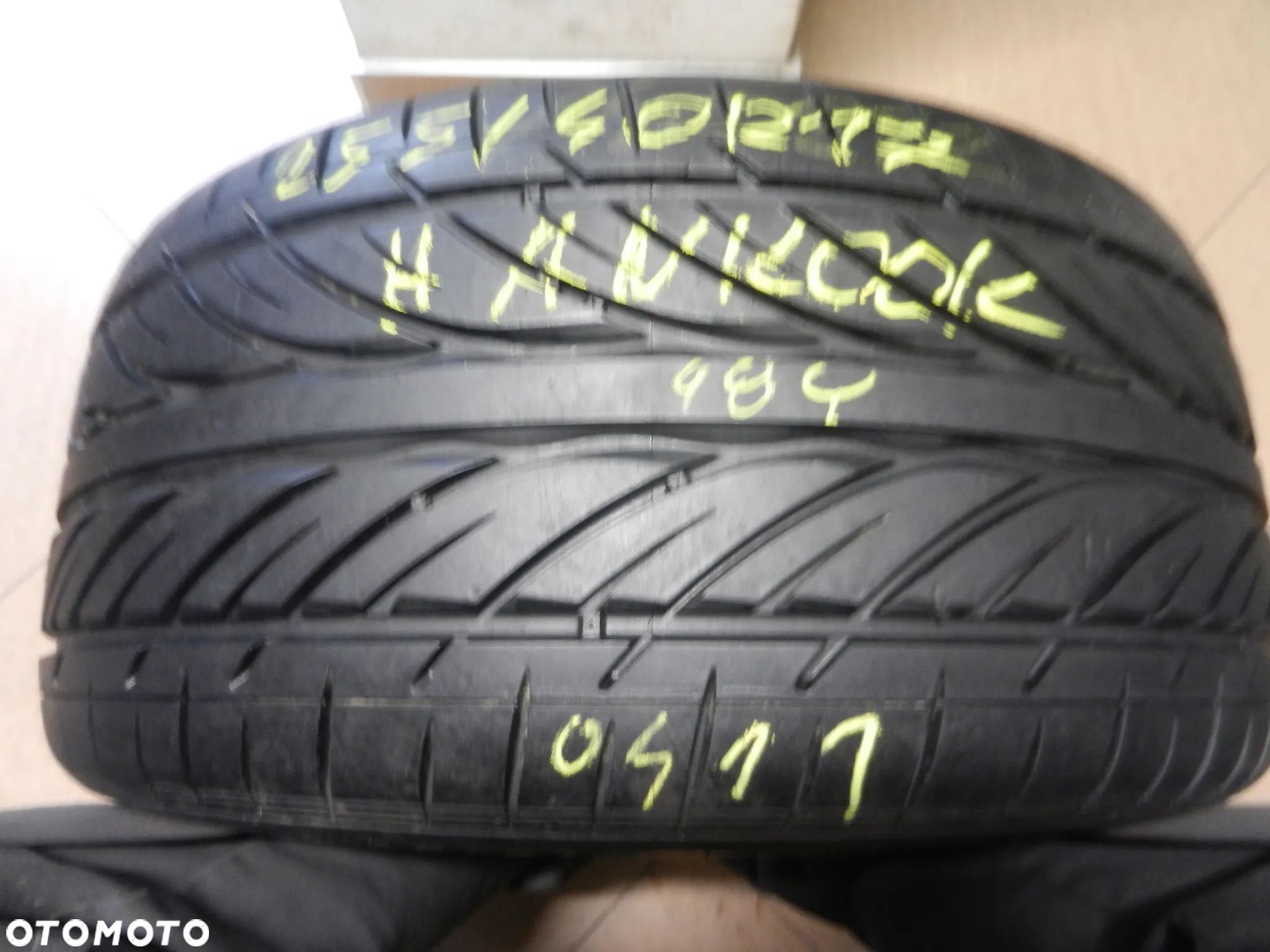 opona pojedyńcza 255/40r17 hankook ventus v12 evo  7,7mm lato - 1