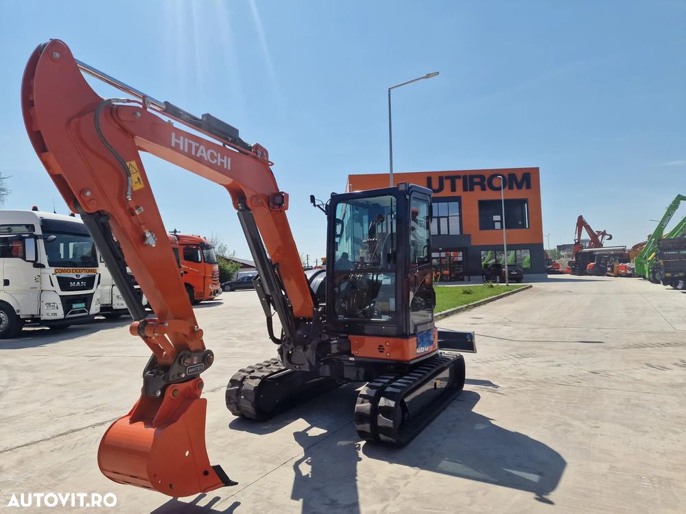 Hitachi ZX48, 5 tone, NOU, CUPLA RAPIDA+3 CUPE noi, Aer conditionat, Instalatia picon pe bratele de excavare, Computer de bord, produs in JAPONIA, posibilitate leasing 5 ani-PROMOTIE 54.500 EUR+Tva - 16
