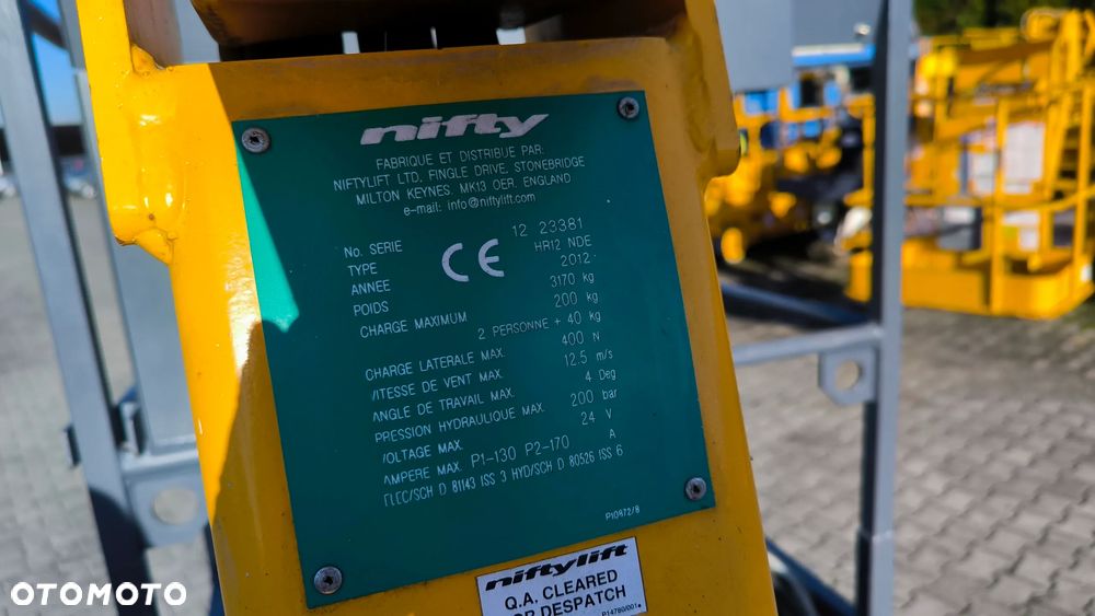 Nifty NiftyLift HR 12 NDE - 8