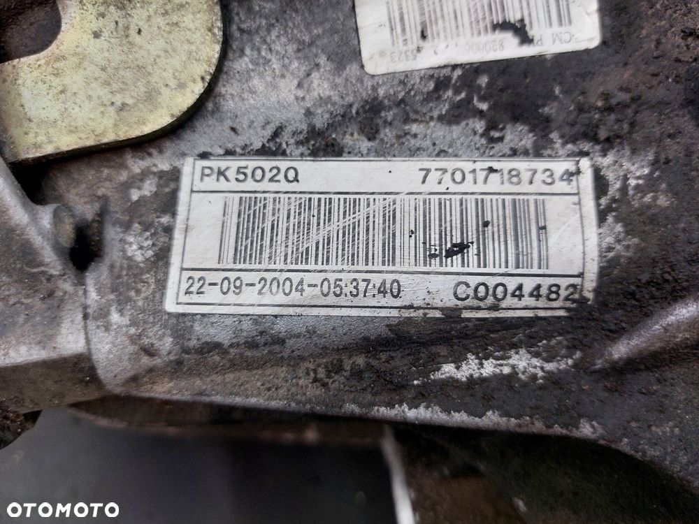 Skrzynia biegów Manualna Renault Laguna II  2001-2007 1.9 DCI 120KM PK5020 - 6