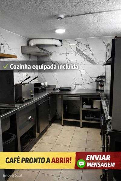 OPORTUNIDADE em Alcântara — café PRONTO a abrir - Grande imagem: 4/12