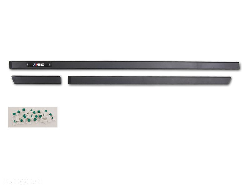 LISTWA LISTWY KPL 6SZTUK BOCZNE DRZWI BŁOTNIK BMW 5 E39 M5 M PAKIET LOOK - 1