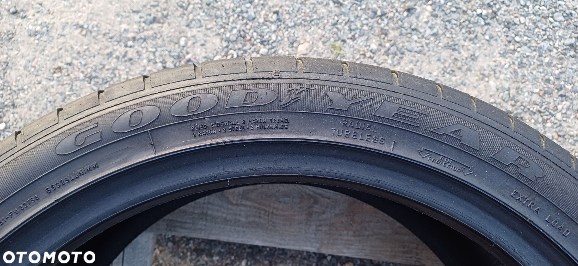 255/40R19 100Y GOODYEAR , dwie opony letnie . - 4