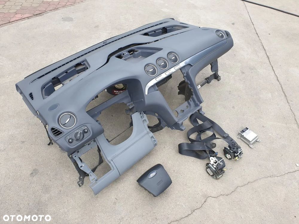 Konsola Deska Airbag Pasy Napinacze Komplet Ford S-max mk1 Demontaż Oryginał - 2