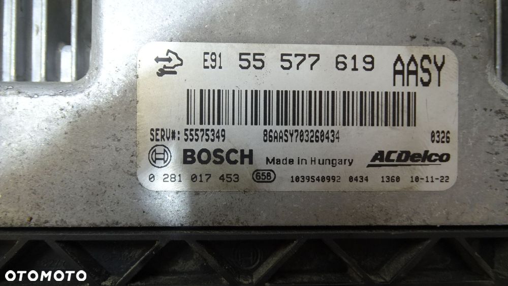KOMPUTER SILNIKA OPEL INSIGNIA 2.0CDTI 0281017453 - 2