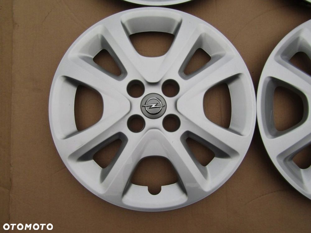 4x Kołpaki Strukturalne 15 Opel Corsa D E Adam Meriva Karl 4x100 - 8